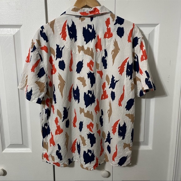 Trust Mens Linen Blend Casual Button down shirt size Medium - Picture 4 of 4